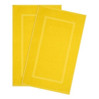 American Soft Linen Cotton 2 pc Bath Mat Set