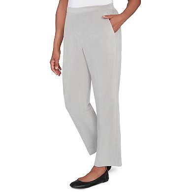 Petite Alfred Dunner Pull-On Corduroy Flat Front Short Length Pants