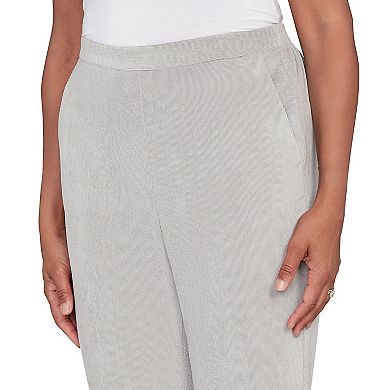 Petite Alfred Dunner Pull-On Corduroy Flat Front Short Length Pants