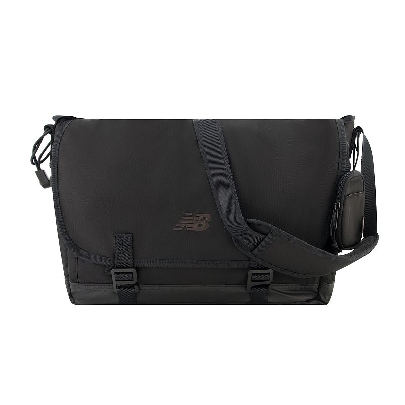 New Balance® Athletics Messenger Bag, Size: TOTE, Black