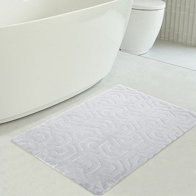 American Soft Linen Non-Slip Bath Rug Decorative Bath Mat