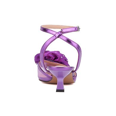 New York & Company® Violetta Women's Ankle Strap Kitten Heels