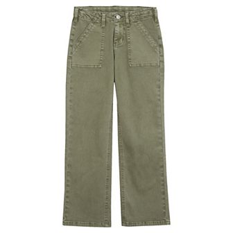 Girls 2-20 Lands' End Woven Utility Pull-On Pants