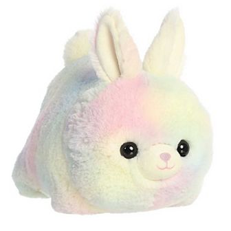 Aurora Medium Rainbow Spudsters 10" Bitty Bunny Adorable Stuffed Animal