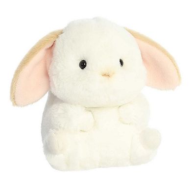 Aurora Mini White Rolly Pet 5" Bouncy Bunny Playful Stuffed Animal