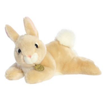 Aurora Medium Tan Rex Miyoni 12" Resting Bunny Realistic Stuffed Animal