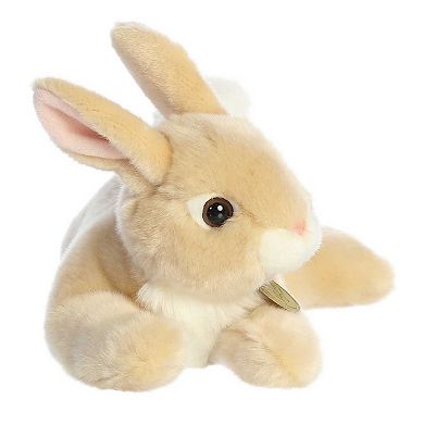 Aurora Medium Tan Rex Miyoni 12" Resting Bunny Realistic Stuffed Animal