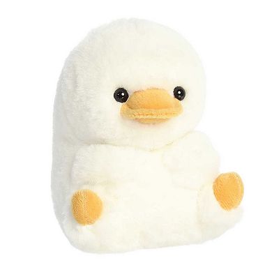 Aurora Mini White Rolly Pet 5" Delight Duck Playful Stuffed Animal