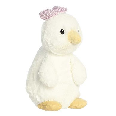Aurora Medium White Spring Daisy-Do's 10" Ginny Goose Vibrant Stuffed Animal