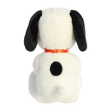 Aurora Medium White Peanuts 11" Snoopy With Butterfly Adorable Stuffed Animal