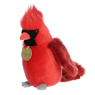 Aurora Small Red Miyoni 9" Cardinal Realistic Stuffed Animal