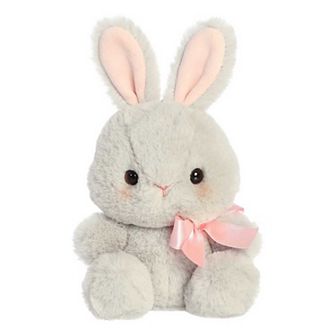 Aurora Small Rose Spring 8.5" Bonny Bouquet Bunnies Vibrant Stuffed Animal