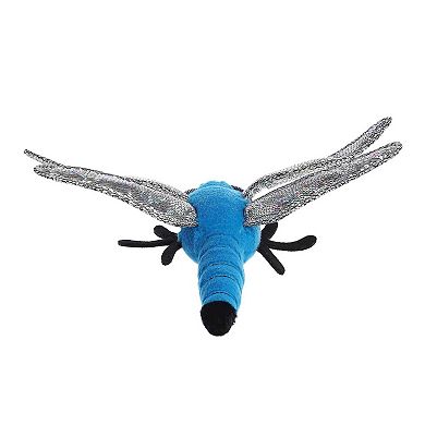 Aurora Medium Blue Miyoni 10.5" Blue Dasher Dragonfly Realistic Stuffed Animal