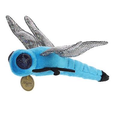 Aurora Medium Blue Miyoni 10.5" Blue Dasher Dragonfly Realistic Stuffed Animal