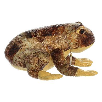 Aurora Medium Brown Miyoni 11" American Bullfrog Realistic Stuffed Animal