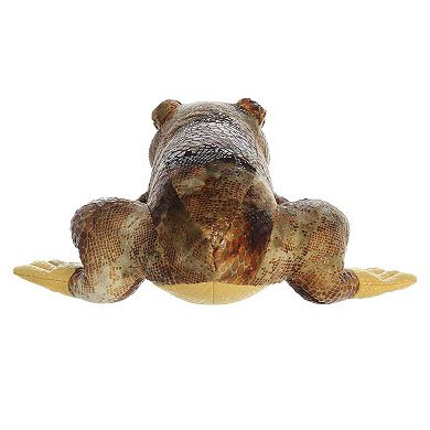 Aurora Medium Brown Miyoni 11" American Bullfrog Realistic Stuffed Animal