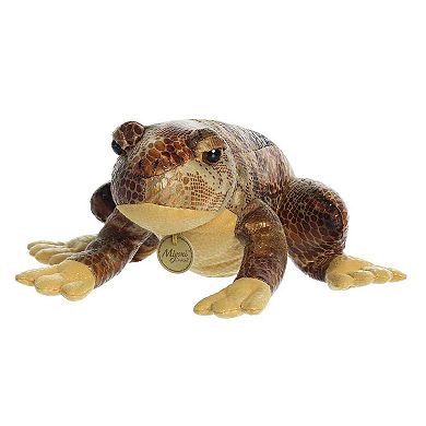 Aurora Medium Brown Miyoni 11" American Bullfrog Realistic Stuffed Animal