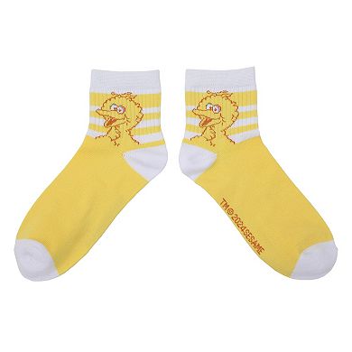 Women's Sesame Street 3-pk. Quarter Crew Socks
