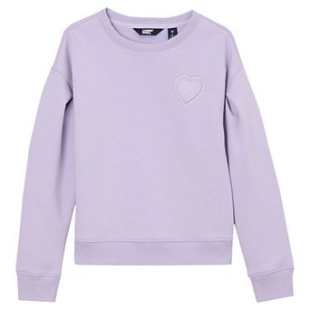 Girls 2-16 Lands' End Knit Crewneck Sweatshirt
