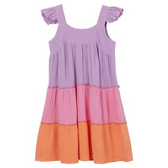 Girls 2-16 Lands' End Tiered Dress