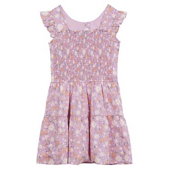 Girls 2-16 Lands' End Flutter Sleeve Gauze Dress