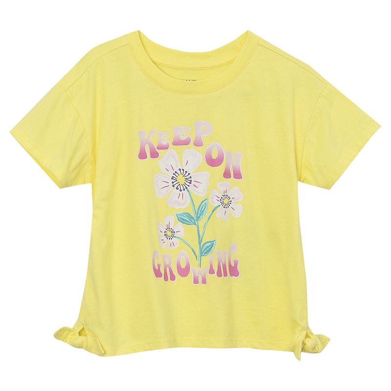 Girls 2-16 Lands' End Short Sleeve Side Tie Graphic Tee, Girl's, 