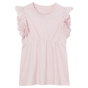 Girls 2-16 Lands' End Short Sleeve Peplum Top