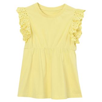 Girls 2-16 Lands' End Short Sleeve Peplum Top