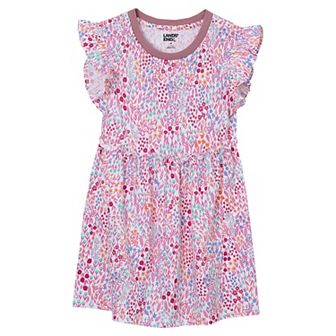 Girls 8-16 Lands' End Short Sleeve Gathered Waist Tunic Top