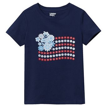 Girls 2-16 Lands' End Short Sleeve Graphic Tee