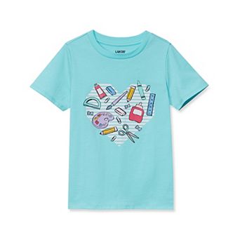 Girls 2-16 Lands' End Short Sleeve Graphic Tee