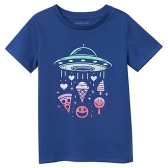Girls 2-16 Lands' End Short Sleeve Graphic Tee