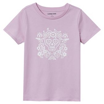 Girls 2-16 Lands' End Short Sleeve Graphic Tee