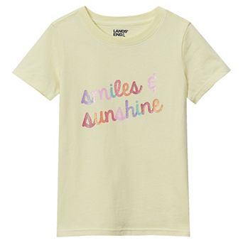Girls 2-16 Lands' End Short Sleeve Graphic Tee