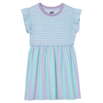 Girls 2-16 Lands' End Gathered Waist Short Sleeve Tunic Top