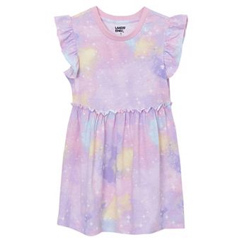 Girls 2-16 Lands' End Gathered Waist Short Sleeve Tunic Top