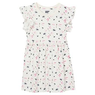 Girls 2-16 Lands' End Gathered Waist Short Sleeve Tunic Top