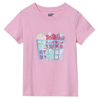Girls 8-12 Plus Lands' End Short Sleeve Graphic Tee