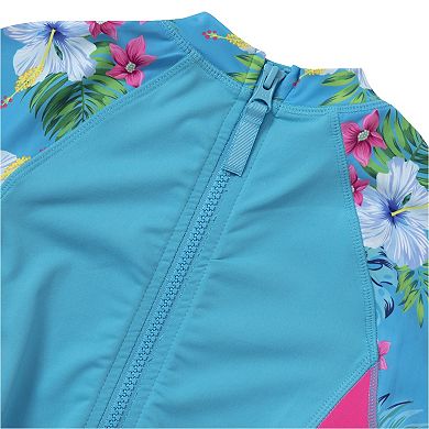 Girls Lands' End Surf Bodysuit Size 6-8