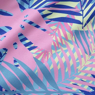 Girls 6-16 Lands' End Slim Short Sleeve Crewneck Swim Rash Guard