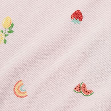 Girls 2-16 Lands' End Short Sleeve Ribbed Knit Tee