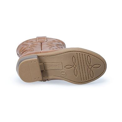Jumping Beans® Gezzel Western Toddler Girls Ankle Boots