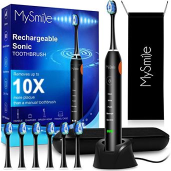 MySmile Electric Toothbrush for Adults, Rechargeable Sonic Electronic Toothbrush 48000VPM