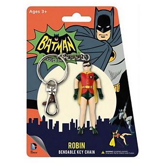 DC Robin Bendable Character Hanging Keychain Charm