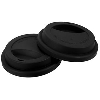 2 pc 3.54" Silicone Cup Lids, Drinking Lid Reusable Sealed Mug Lid for Ceramic or Glass Coffee Mug