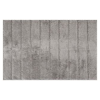 1 pc Soft Stripe Bathroom Rug, Rubber Backing Rugs Non Slip Absorbent Mat for Shower Floor
