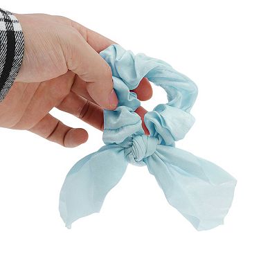 Solid Rabbit Ears Scrunchies 1 Pc