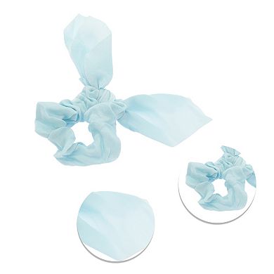 Solid Rabbit Ears Scrunchies 1 Pc