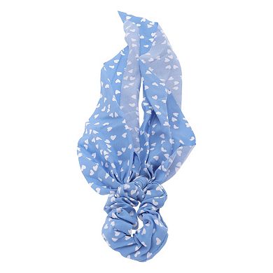 Fashion Heart Pattern Hair Scrunchies Hair Ties 1 Pc