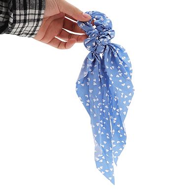 Fashion Heart Pattern Hair Scrunchies Hair Ties 1 Pc